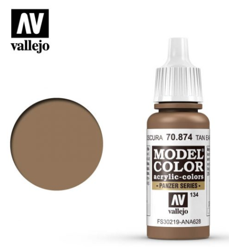 Tan Earth Vallejo Model Color