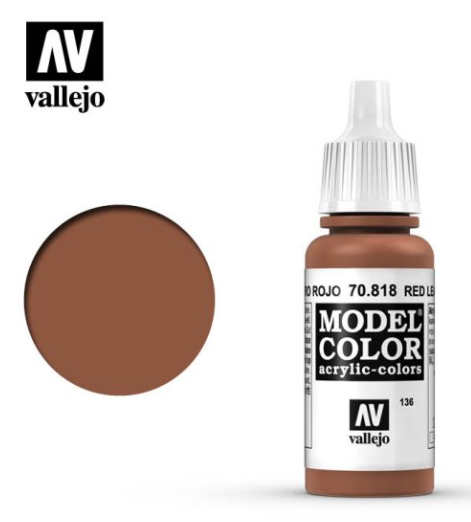 Red Leather Vallejo Model Color