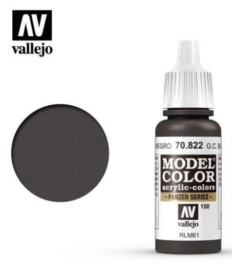 German Camouflage Black Brown Vallejo Model Color