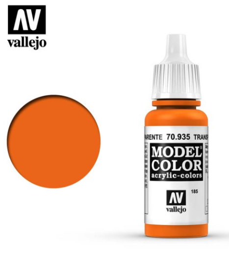 Transparent Orange Vallejo Model Color