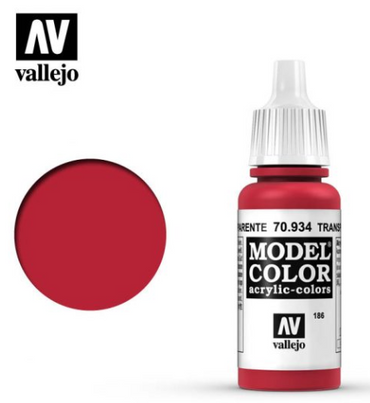 Transparent Red Vallejo Model Color