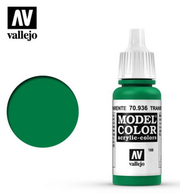 Transparent Green Vallejo Model Color