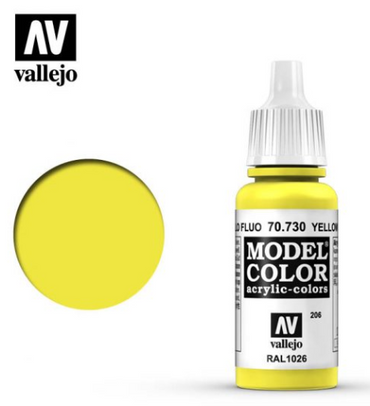 Yellow Fluorescent Vallejo Model Color