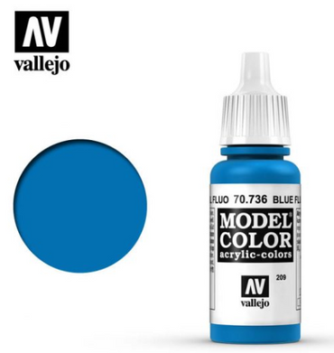 Blue Fluorescent Vallejo Model Color