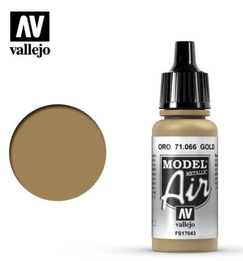 Gold (Metallic) Vallejo Model Air