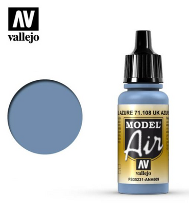 UK Azure Blue Vallejo Model Air