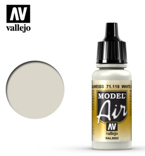 White Grey Vallejo Model Air