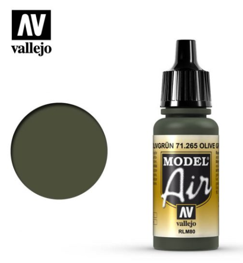 Olive Green RLM80 Vallejo Model Air