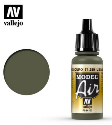 US Dark Green Vallejo Model Air