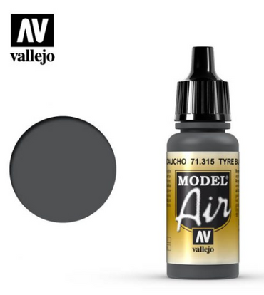 Tire Black Vallejo Model Air