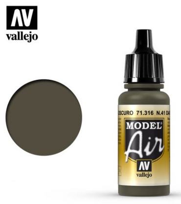 Num. 41 Dark Olive Drab Vallejo Model Air