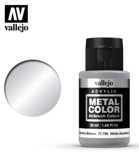 White Aluminum Vallejo Metal Color