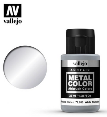White Aluminum Vallejo Metal Color