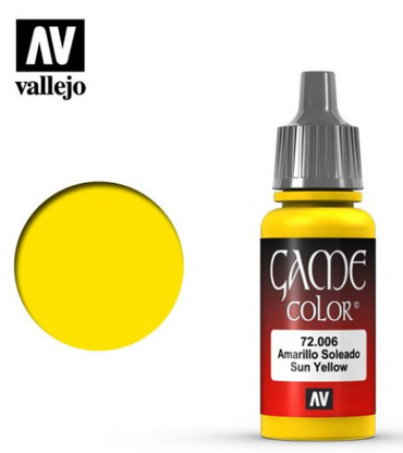 Sun Yellow Vallejo Game Color