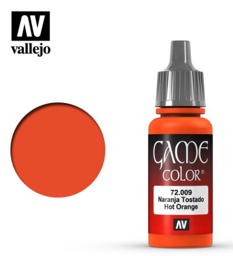 Hot Orange Vallejo Game Color
