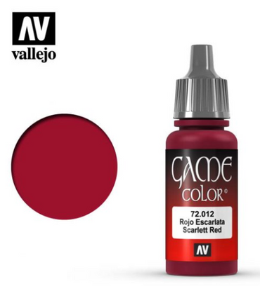 Scarlet Red Vallejo Game Color
