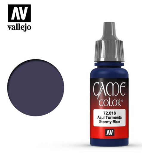 Stormy Blue Vallejo Game Color