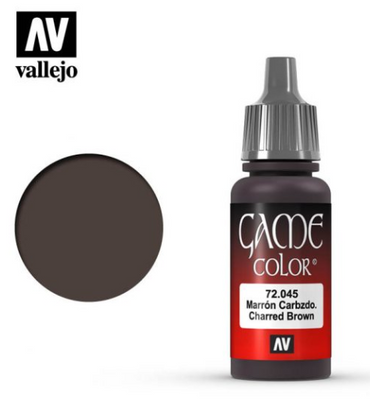 Charred Brown Vallejo Game Color