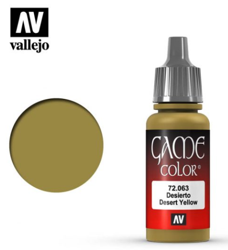 Desert Yellow Vallejo Game Color