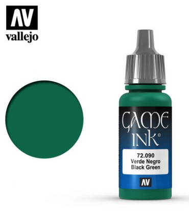 Black Green Ink Vallejo Game Color