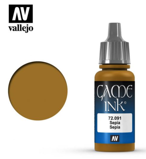Sepia Ink Vallejo Game Color
