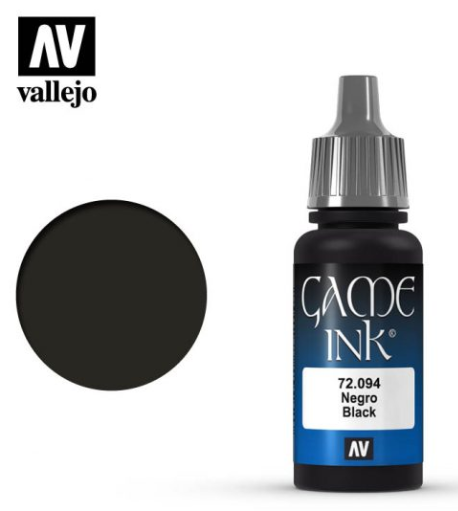 Black Ink Vallejo Game Color