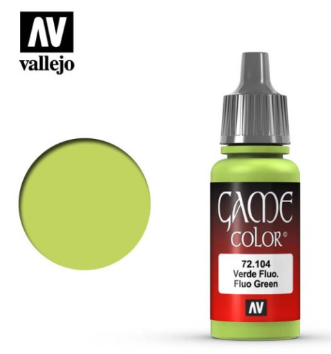 Fluorescent Green Vallejo Game Color