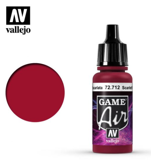 Scarlet Red Vallejo Game Air