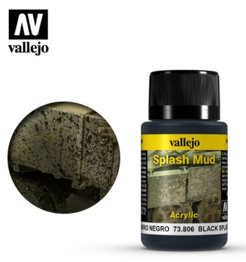 Black Splash Mud Vallejo Weathering Effects