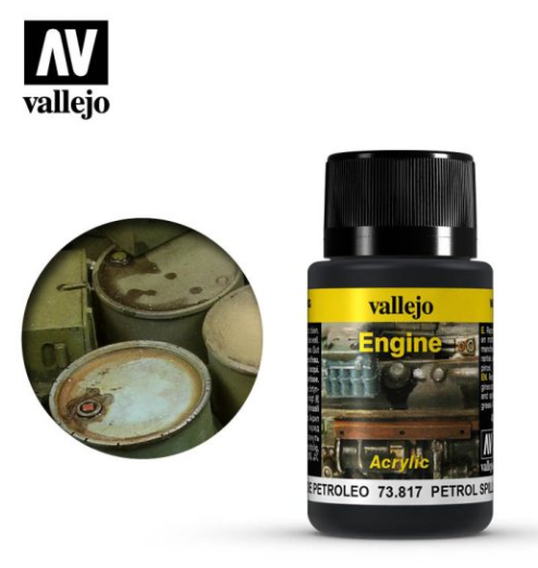 Petrol Spills Vallejo Weathering Effects