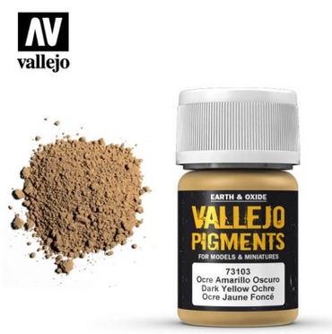 Dark Yellow Ocre Vallejo Pigments