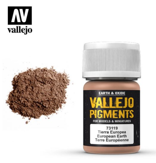European Earth Vallejo Pigments