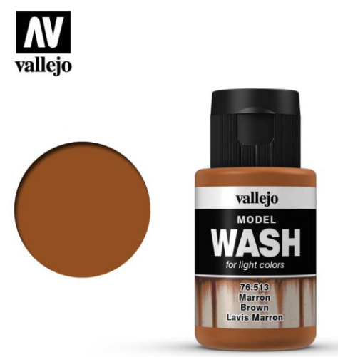 Brown Vallejo Model Wash