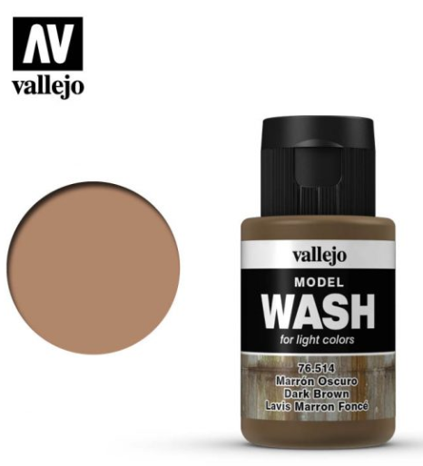 Dark Brown Vallejo Model Wash