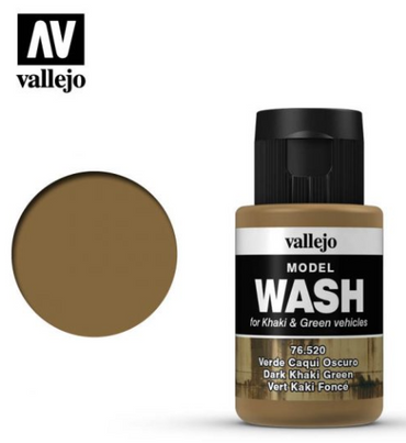 Dark Khaki Green Vallejo Model Wash