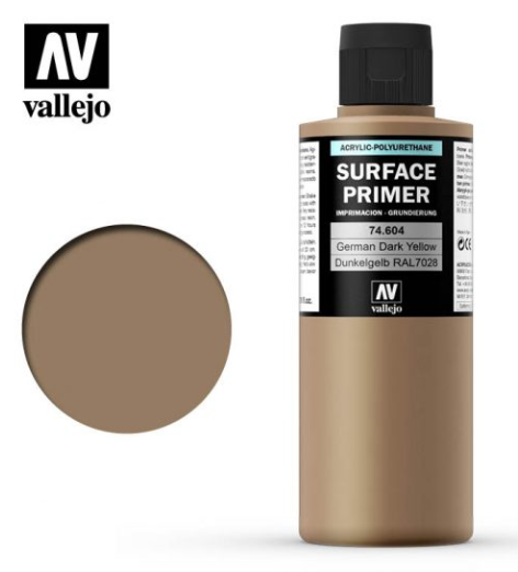 German Dark Yellow Vallejo Surface Primer