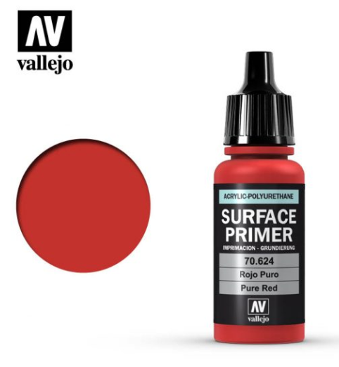 Pure Red Vallejo Surface Primer