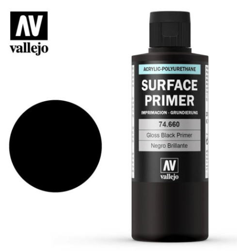 Gloss Black Vallejo Surface Primer