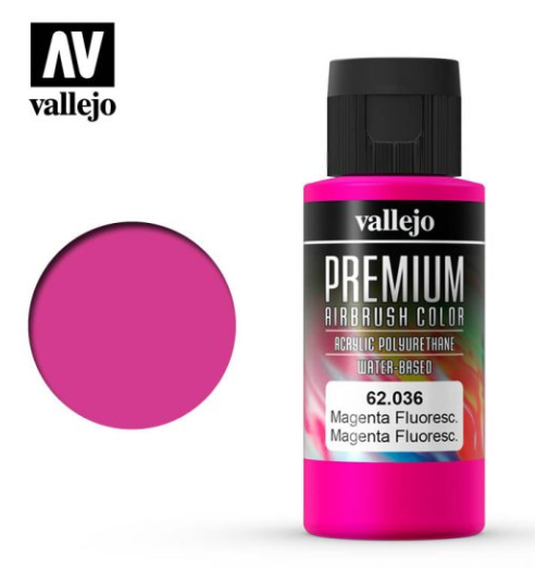 Fluorescent Magenta Vallejo Premium Airbrush Color