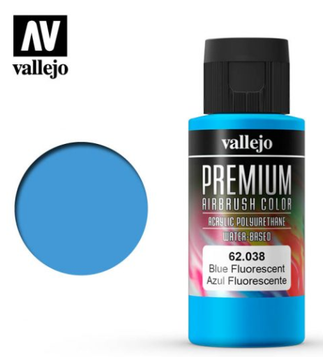 Fluorescent Blue Vallejo Premium Airbrush Color
