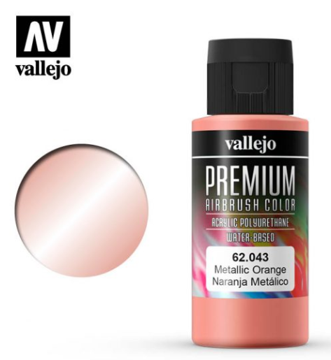 Metallic Orange Vallejo Premium Airbrush Color