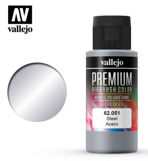 Steel Vallejo Premium Airbrush Color