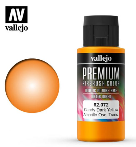 Candy Dark Yellow Vallejo Premium Airbrush Color