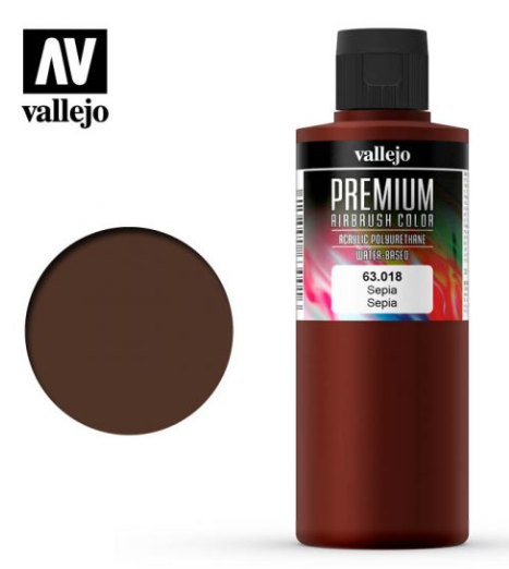 Sepia Vallejo Premium Airbrush Color