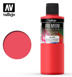 Fluorescent Scarlet Vallejo Premium Airbrush Color