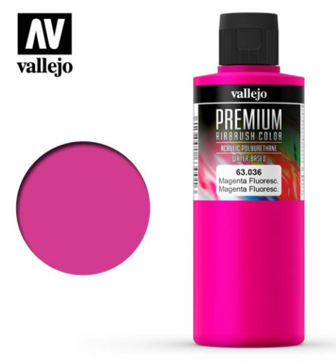 Fluorescent Magenta Vallejo Premium Airbrush Color