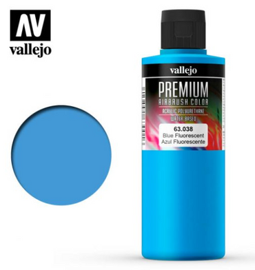Fluorescent Blue Vallejo Premium Airbrush Color