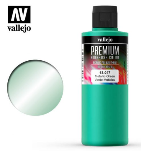 Metallic Green Vallejo Premium Airbrush Color