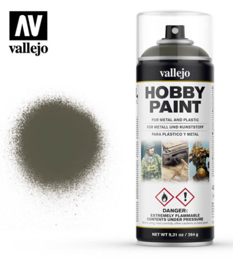 Russian Green 4BO Vallejo Hobby Spray Paint