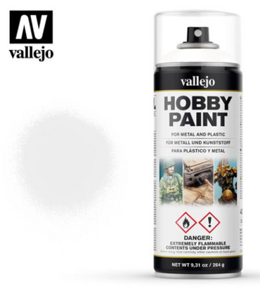 White Vallejo Hobby Spray Paint